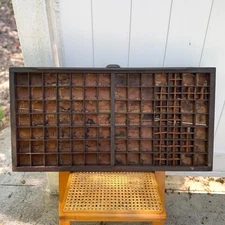 Vintage Printer's Tray