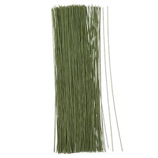 300 Pieces Green 18 Gauge Wire for DIY Crafts, Artificial Flower Arrangements 1