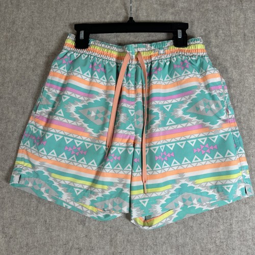 Chubbies En Fuego Herren Badeanzug Badehose Azteken Shorts Mehrfarbig XS