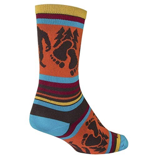 SockGuy Big Footin Crew Socks Large/X-Large 6 pollici calze adventure performance - Foto 1 di 1