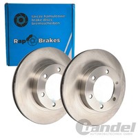 2X RAP Bremsscheiben Ø319Mm BelÜFtet Vorne Passend FüR Toyota FJ Hilux | R-D0392