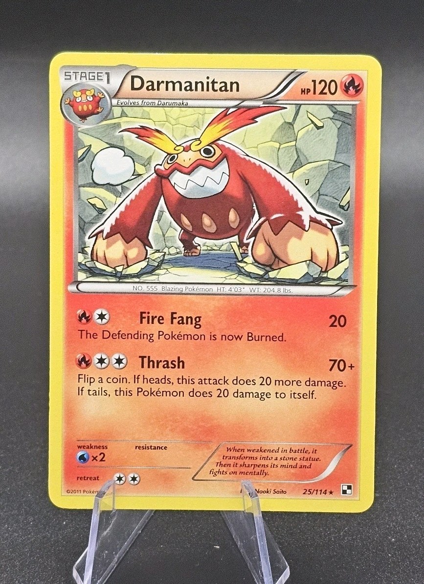 Pokémon TCG Darmanitan 25/114 2011 Black and White - RARE