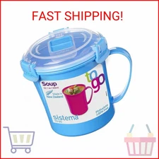 Sistema Microwave Soup Mug, 2.8 Cup, Medium