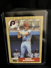 1987 Mike Schmidt Topps #430 MLB Phillies Baseball Card HOF 500+HR NM