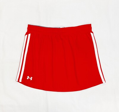 Under Armour Force Lacrosse Kilt Women's Medium Skirt Red White 1369111