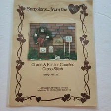 Samplers From The Heart Cross Stitch Pattern by Jill Siegler No 135 Peace Love 