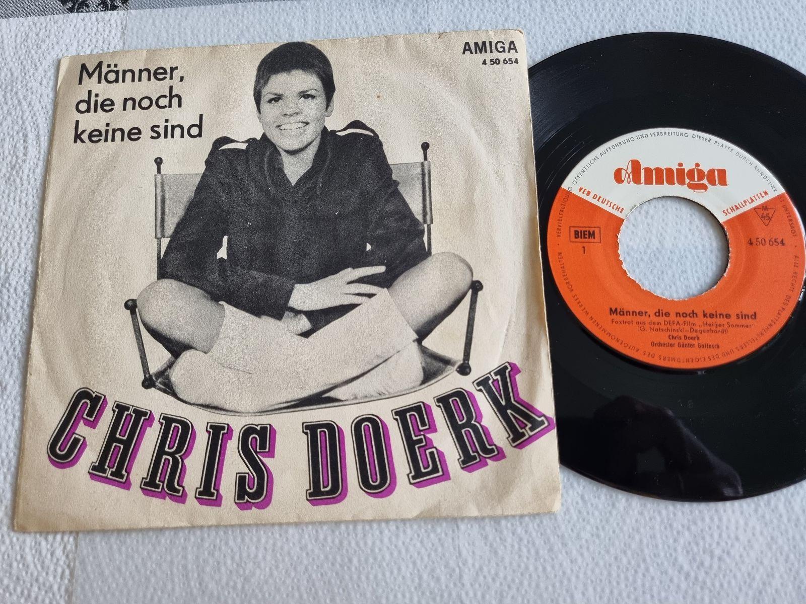 7"" Single Chris Doerk - Männer, die noch keine sind Vinyl Amiga