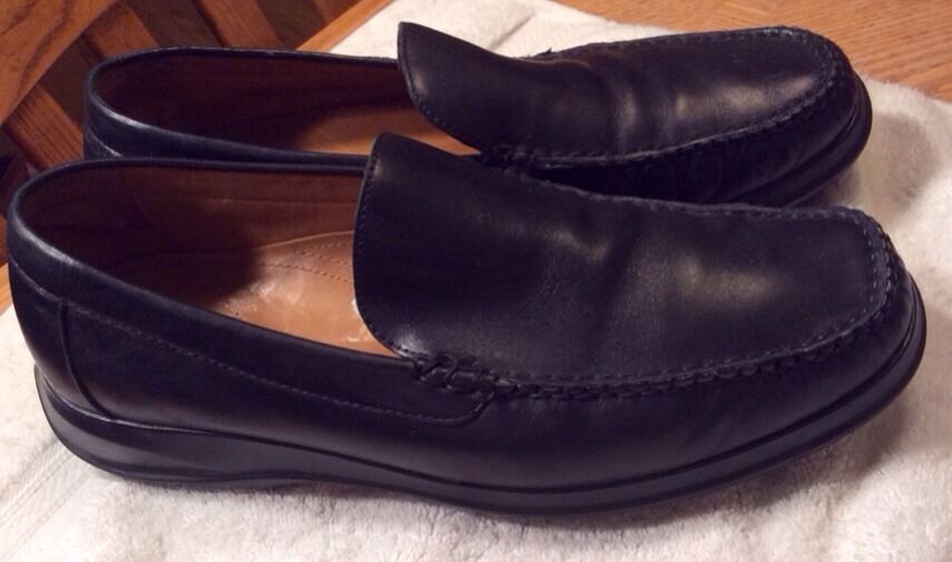 Cole Haan Nike Air Black Moc Toe Slip On Casual Loafers Cole Haan Nike Air Black Moc Toe Slip On Casual Loafers