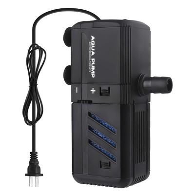 NO.17 Submersible Aquarium Internal Filter 6W, Adjustable Fish Tank Filter wi...