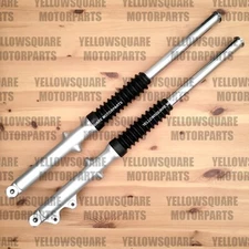 Gambe Forcella per Suzuki GS125 GS 125 1982-2000 - Forcelle Anteriore Argento 30mm Stagni