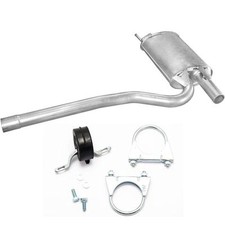 Mittelschalldämpfer Auspuff für Audi A4 1.8 20V 125PS + Anbausatz
