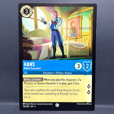 2024 DISNEY LORCANA URSULA'S RETURN HANS 146/204 COMMON