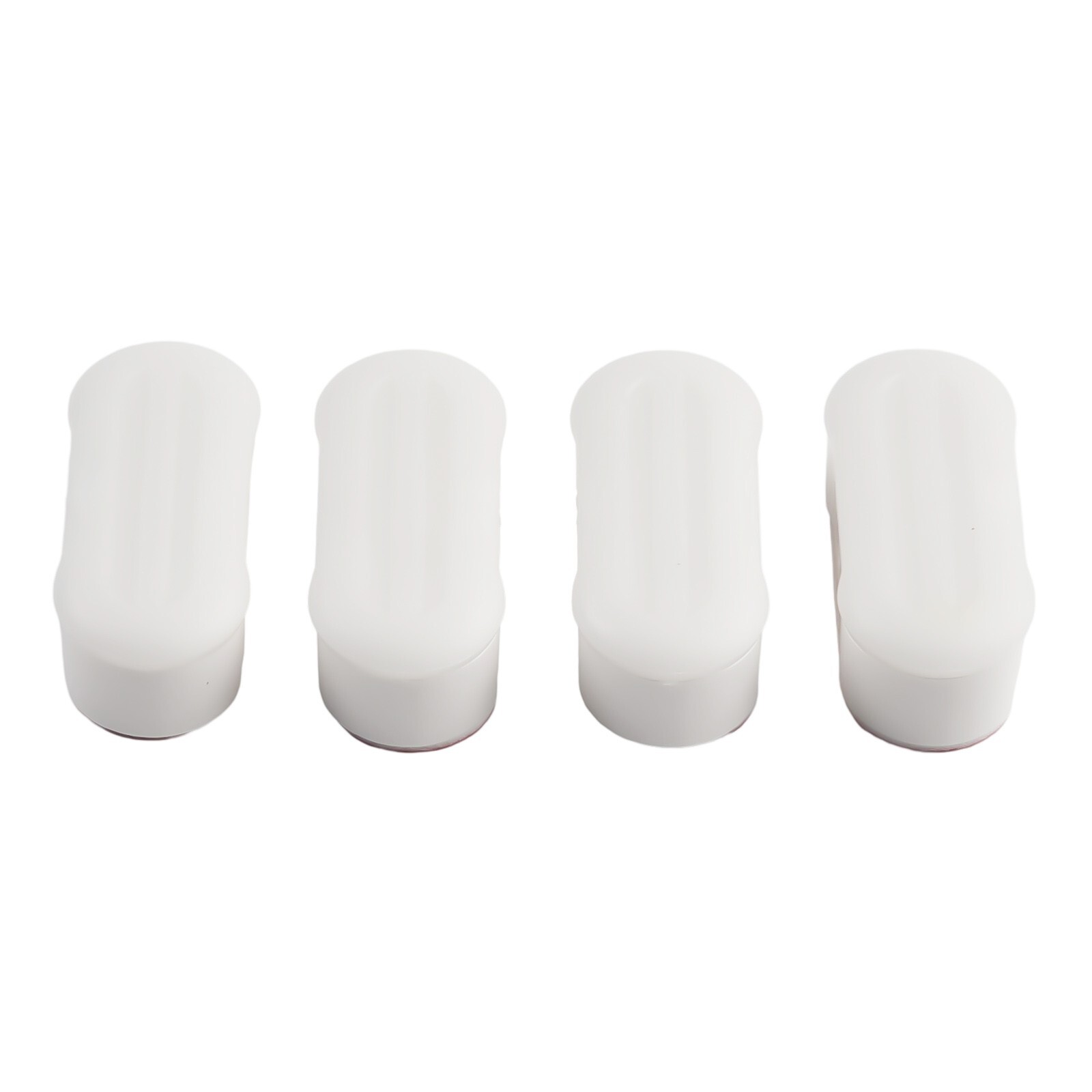 Toilet Seat Bumpers White Plastic Selfadhesive Bumpers Bathroom Replace Parts eBay