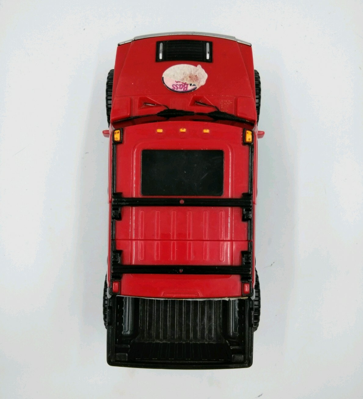 Bass Pro Shops Toy Pickup Truck Model H2 Hummer Red plastic Truck