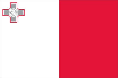 flaggenmeer  Flagge Malta 160 g/m² Querformat