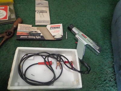 Vintage Penske Chrome Inductive Timing Light 244.2115 Sears And Roebuck