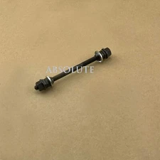 BLACK SCHWINN BICYCLE SCRIPT & NEW DEPARTURE WL FRONT BIKE HUB AXLE NUTS CONE.