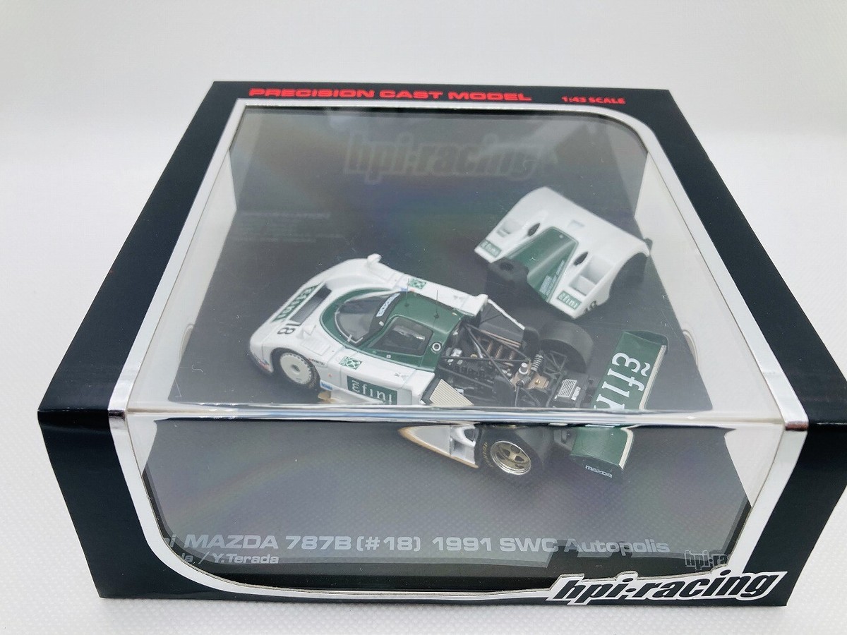 hpi・ racing 1/43 マツダ Mazda 787B 1991 HPI-Racing 1/43 Mazda 787B Efini 1991 Le Mans/SWC Autopolis