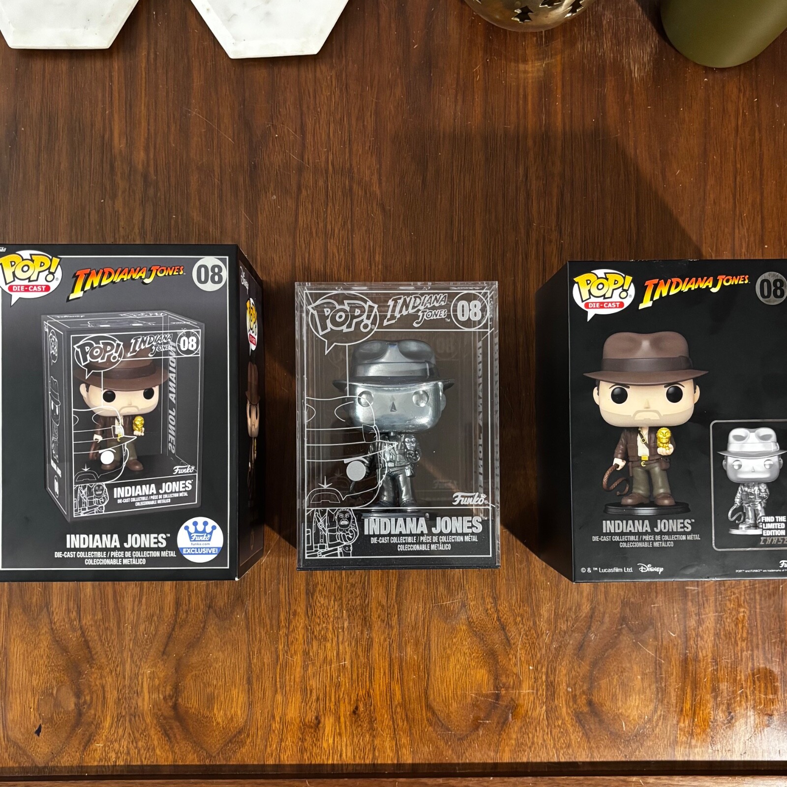 Funko Pop Metal Die-cast Indiana Jones Chase Edition RARE Collectible Figure