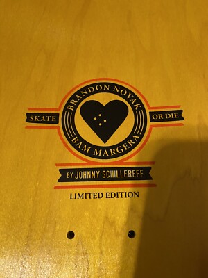 Bam Margera & Brandon Novak Signed Autographed The Heart Supply