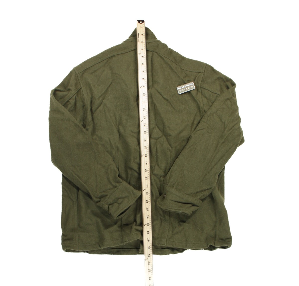 U.S. MILITARY OG-108 COLD WEATHER WOOL FIELD SHIRT SIZE MEDIUM