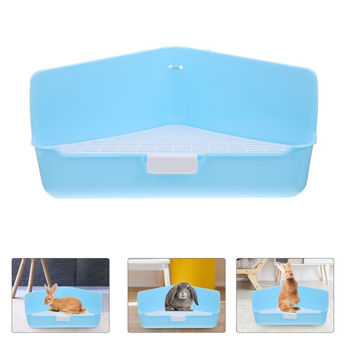 Hamster Litter Box Bunny Potty Pet Pee Corner Chinchilla Litter Box eBay