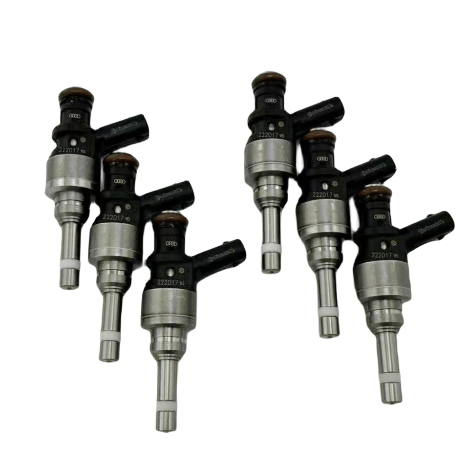 6X Genuine Fuel Injector 06E906036AL For AUDI A4 A5 A6 A8 Q5 Q7 VW Touareg 3.0T Foto 4 de 4