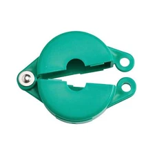 Brady-65595 Hinged Gate Valve Lockout Green, for 1" - 2-1/2" Valve Diameters 5PK