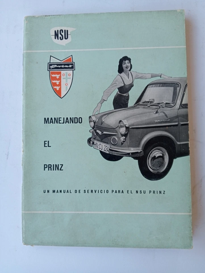 NSU PRINZ III / SPORT PRINZ COUPÉ Spanisches Servicehandbuch. - Imagen 2 de 4