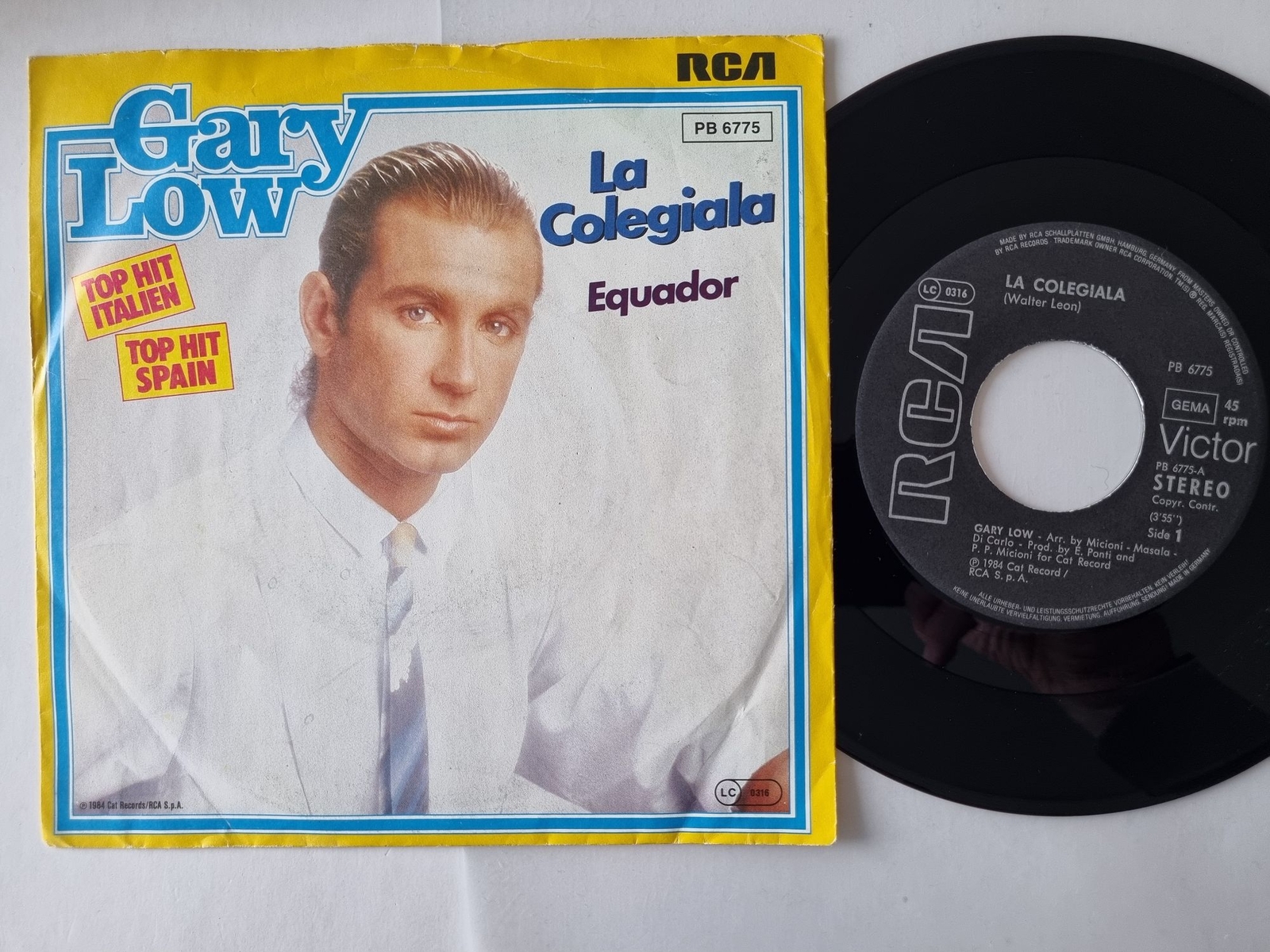 Gary Low - La Colegiala 7'' Vinyl Germany