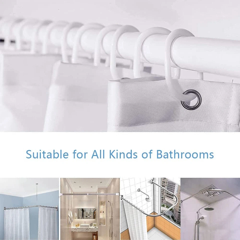 Sweet Camper Caravan Shower Curtain White Waterproof Fabric - image 3 of 4