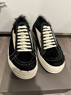 Rick Owens Pony Hair Vintage Low Vans Black Milk Size 42 | eBay Rick Owens Pony Hair Vintage Low Vans Black Milk Size 42 | eBay