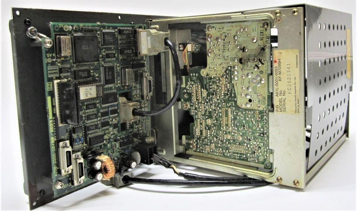 Fanuc A02B-0166-C001 9” CRT/MDI Unit Monitor Part KF-M7099H Fanuc A02B-0166-C001 9” CRT/MDI Unit Monitor Part KF-M7099H