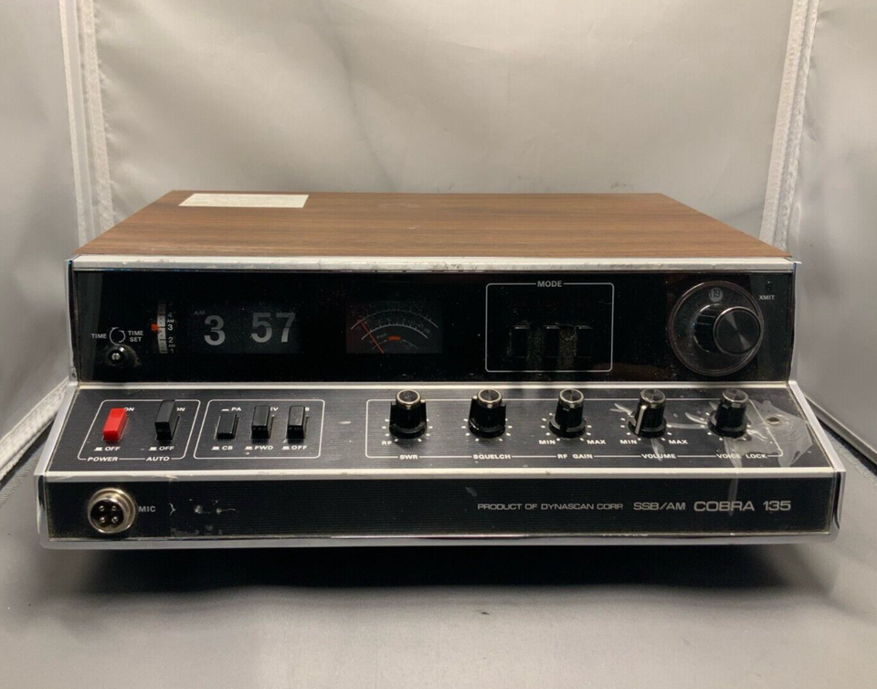 Vintage Cobra 135 CB Radio Home Base Station Free Shipping eBay