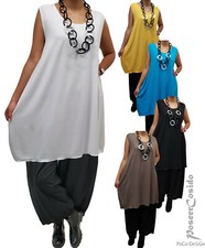PoCo LAGENLOOK Kurz-Kleid Long-Shirt  Fb L-XL...