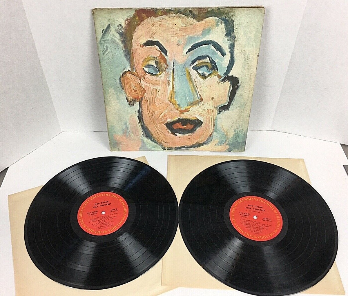 Bob Dylan Self Portrait 12” Vinyl Record Album Double LP Set