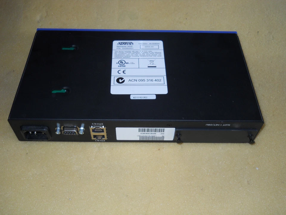 Adtran NetVanta 3430 Wired Router 1202820G1 - Image 2 of 4