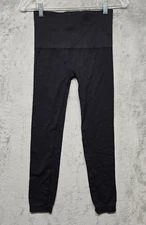 Spanx Leggings Womens Medium Black Stretch Look at Me Now Seamless Shapewear