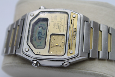 XRARE SEIKO H239-505A SPORTS 100 ANA-DIGI DUAL TIME ALARM CHRONO