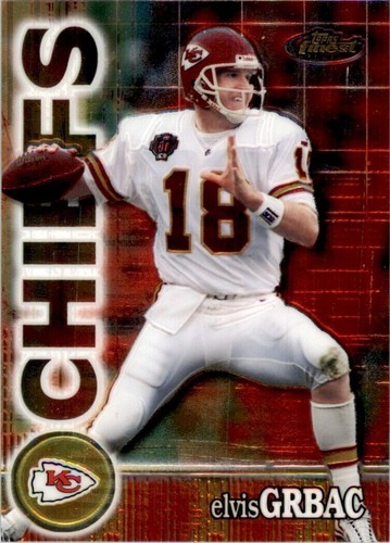 2000 Topps Finest Elvis Grbac #50 card