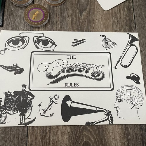 Cheers Brettspiel Vintage 1992 Quizspiel ab 12 Jahren - Bild 10 von 11