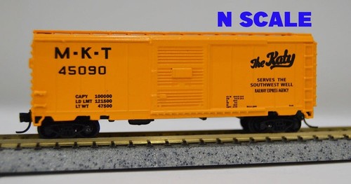 Value Trains N40-305 MKT Katy 40' PS-1 Boxcar #45091 Spur N Squeaky's Trains | Zustand: New