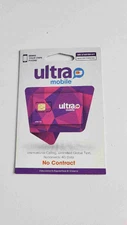 Ultra Mobile Commissionable Sim Card - No Plan - Full And Micro Sim