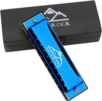 Eastrock Harmonika C-Dur Harmonika Mit Box 10-Loch Harmonika Für Schüler, Fortge