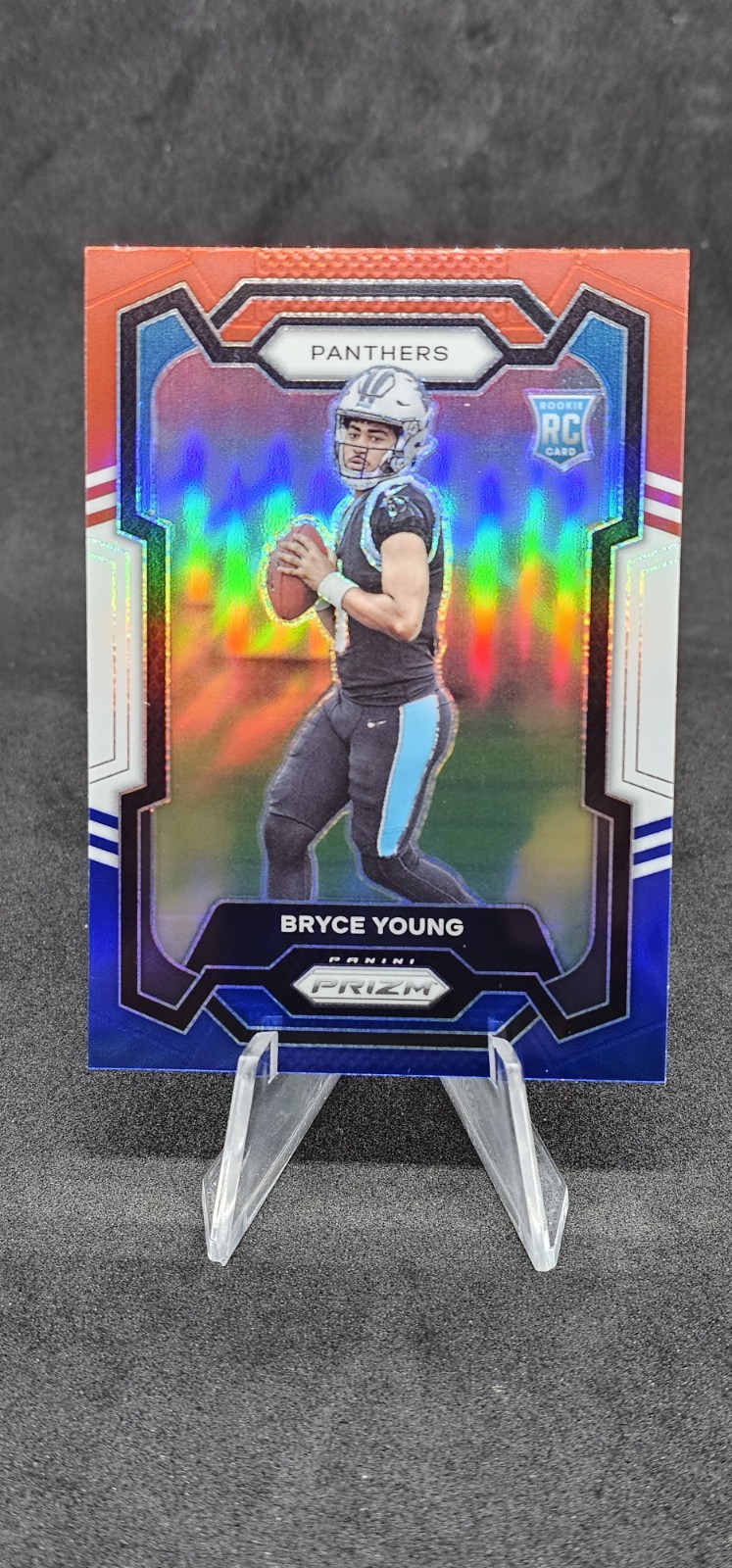 2023 PANINI PRIZM BRYCE YOUNG RED WHITE BLUE PRIZM #311 RC ROOKIE