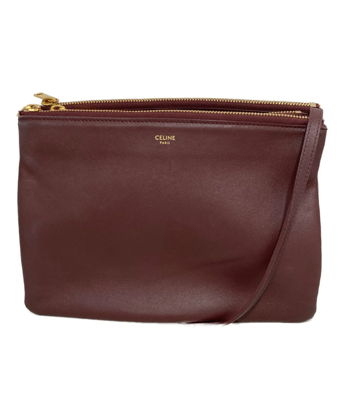 Celine — Celine Shoulder Bag Bordeaux #TFB9554