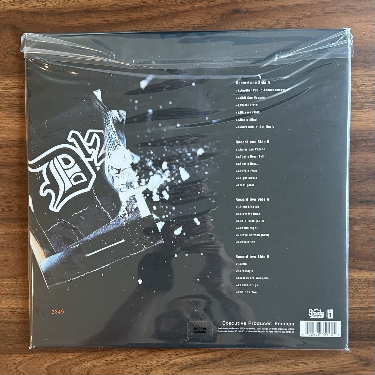 D12 - Devils Night IVC Limited 2LP Colored Vinyl Shady Eminem Dr