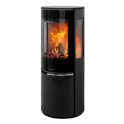 5,5 kW Panorama-Kaminofen Aduro 22.5 Lux 180°-Sicht Holzofen Schwedenofen Kamin