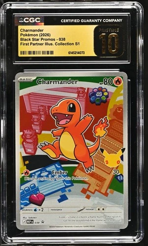 Pokémon TCG Charmander First Partner Illustration Rare CGC Pristine!
