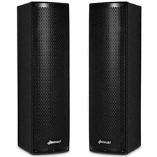 Sonart 2PCS 2000W Bi-Amplified Speakers of PA System w/ 3-Channel